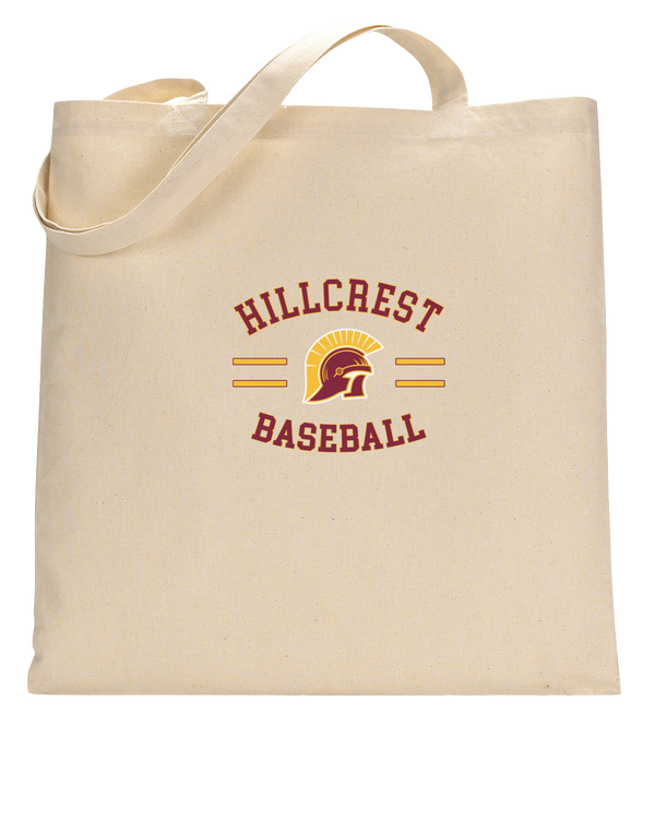 Hillcrest HS Baseball Curve - Tote Bag