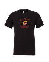 Hillcrest HS Baseball Curve - Mens Tri Blend Shirt