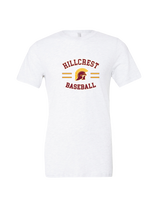Hillcrest HS Baseball Curve - Mens Tri Blend Shirt