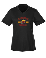 Hillcrest HS Baseball Curve - Womens Performance Shirt