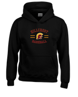 Hillcrest HS Baseball Curve - Youth Hoodie