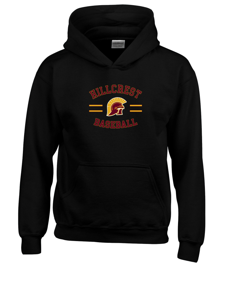 Hillcrest HS Baseball Curve - Youth Hoodie