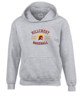 Hillcrest HS Baseball Curve - Youth Hoodie