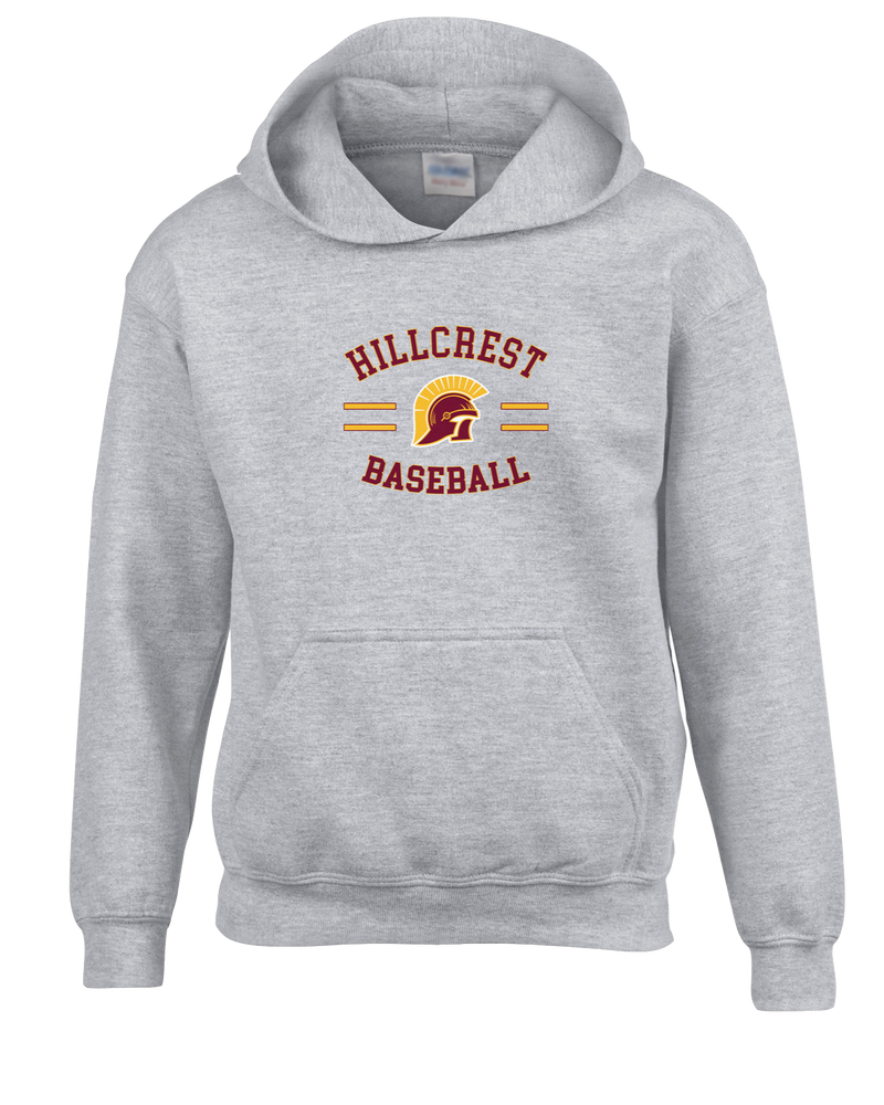 Hillcrest HS Baseball Curve - Youth Hoodie
