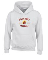 Hillcrest HS Baseball Curve - Youth Hoodie