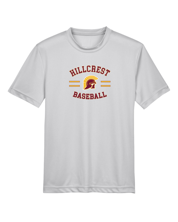 Hillcrest HS Baseball Curve - Youth Performance T-Shirt