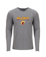 Hillcrest HS Baseball Keen - Tri Blend Long Sleeve