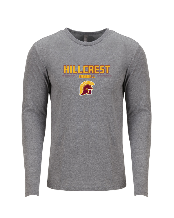 Hillcrest HS Baseball Keen - Tri Blend Long Sleeve