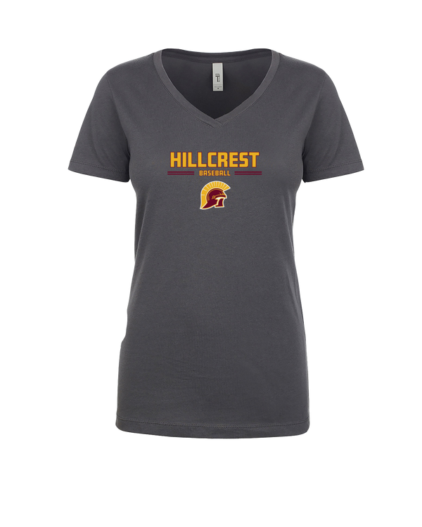 Hillcrest HS Baseball Keen - Womens V-Neck