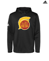 Hillcrest HS Basketball Ball - Adidas Men's Hooded Sweatshirt