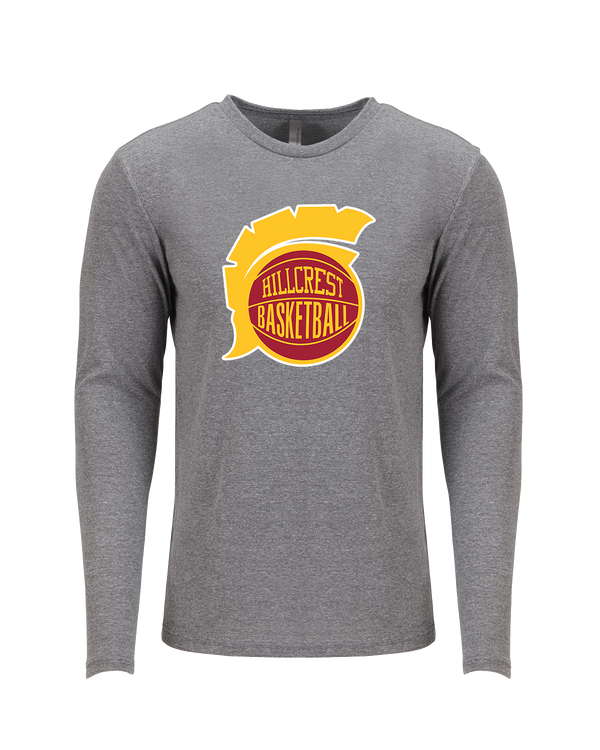 Hillcrest HS Basketball Ball - Tri Blend Long Sleeve