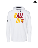 Hillcrest HS Basketball Ball In - Adidas Men's Hooded Sweatshirt