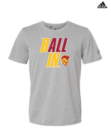 Hillcrest HS Basketball Ball In - Adidas Men's Performance Shirt