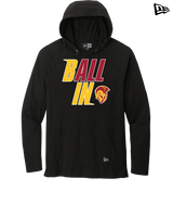 Hillcrest HS Basketball Ball In - New Era Tri Blend Hoodie