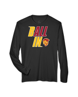 Hillcrest HS Basketball Ball In - Performance Long Sleeve