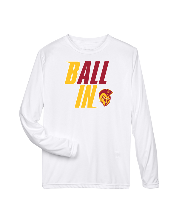 Hillcrest HS Basketball Ball In - Performance Long Sleeve