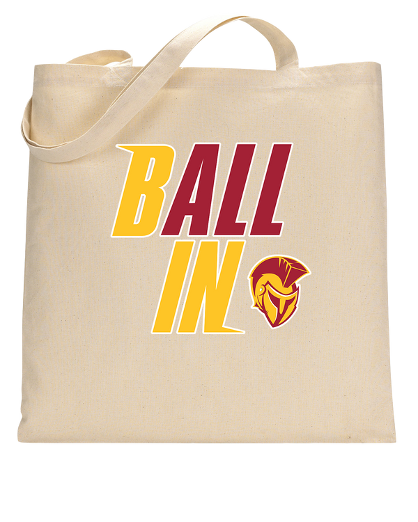 Hillcrest HS Basketball Ball In - Tote Bag