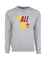 Hillcrest HS Basketball Ball In - Crewneck Sweatshirt