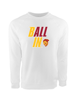 Hillcrest HS Basketball Ball In - Crewneck Sweatshirt