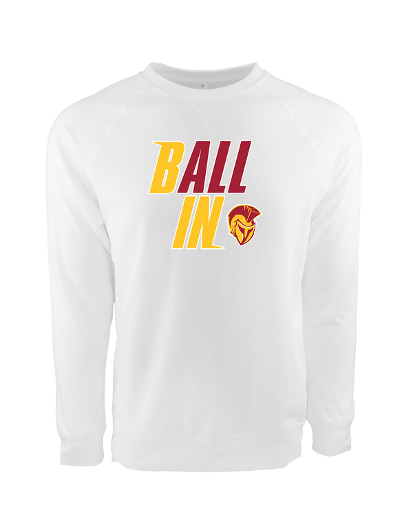 Hillcrest HS Basketball Ball In - Crewneck Sweatshirt