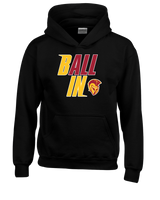 Hillcrest HS Basketball Ball In - Cotton Hoodie