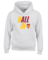 Hillcrest HS Basketball Ball In - Cotton Hoodie