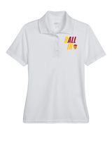 Hillcrest HS Basketball Ball In - Womens Polo
