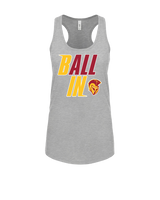 Hillcrest HS Basketball Ball In - Womens Tank Top