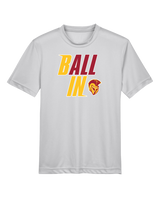 Hillcrest HS Basketball Ball In - Youth Performance T-Shirt