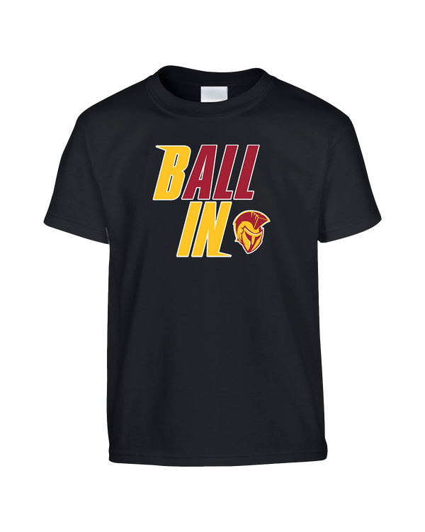 Hillcrest HS Basketball Ball In - Youth T-Shirt