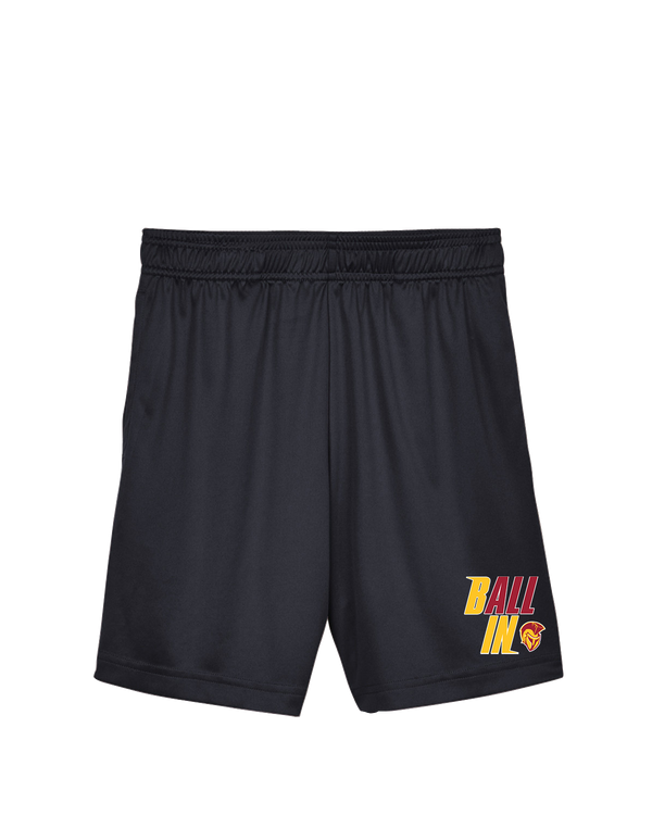 Hillcrest HS Basketball Ball In - Youth Short