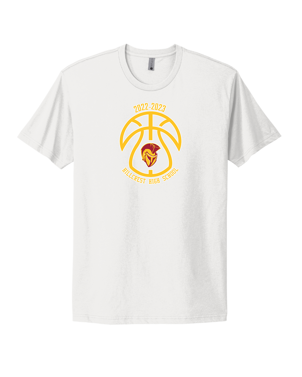 Hillcrest HS Basketball Ball Outline - Select Cotton T-Shirt