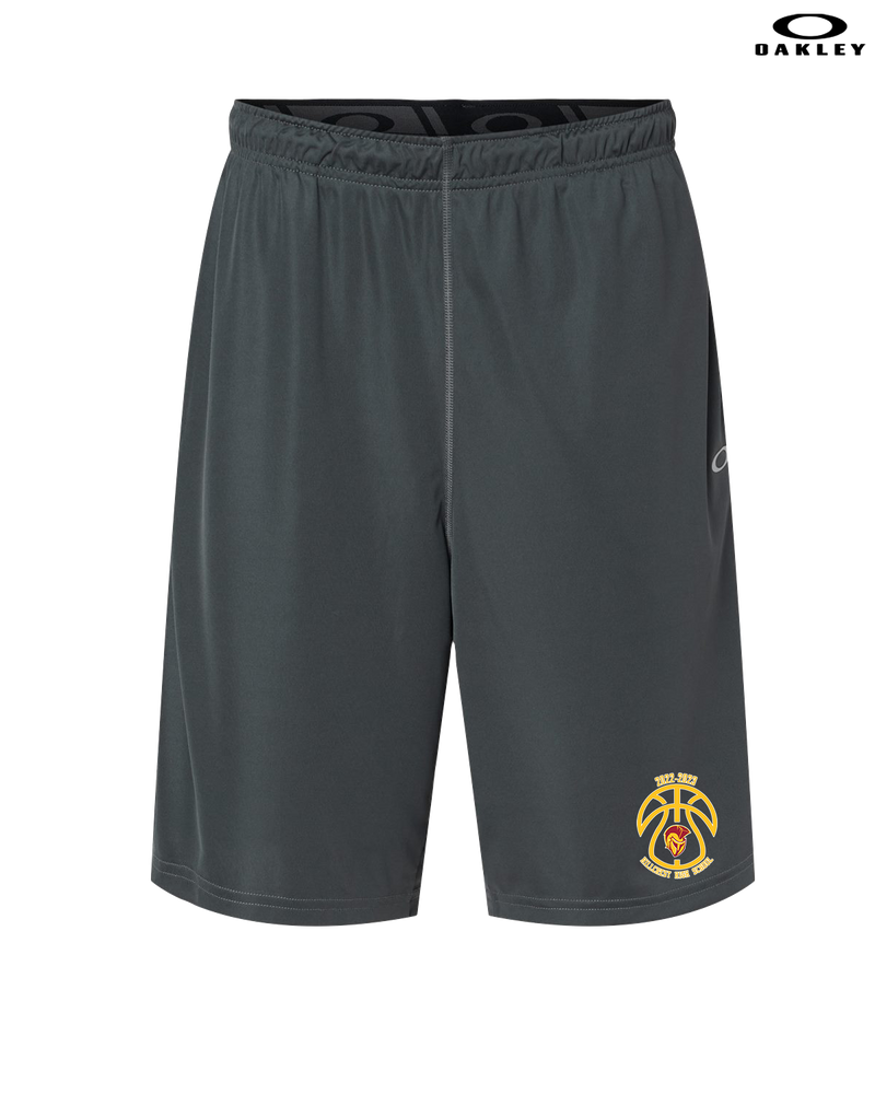 Hillcrest HS Basketball Ball Outline - Oakley Hydrolix Shorts