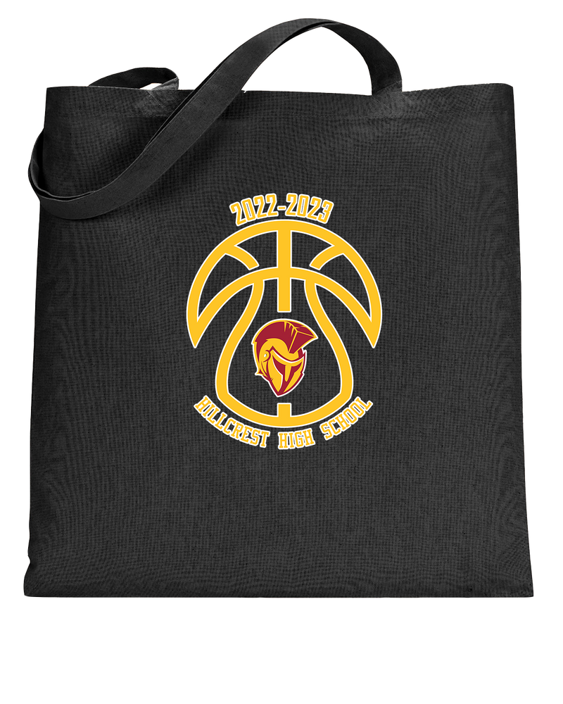 Hillcrest HS Basketball Ball Outline - Tote Bag