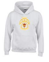Hillcrest HS Basketball Ball Outline - Youth Hoodie