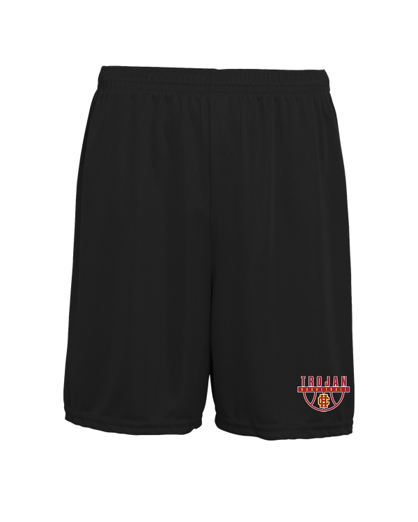 Hillcrest HS Basketball Trojan - 7 inch Training Shorts