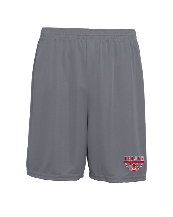Hillcrest HS Basketball Trojan - 7 inch Training Shorts