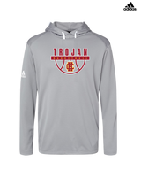 Hillcrest HS Basketball Trojan - Adidas Men's Hooded Sweatshirt