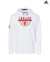 Hillcrest HS Basketball Trojan - Adidas Men's Hooded Sweatshirt
