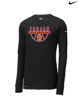 Hillcrest HS Basketball Trojan - Nike Dri-Fit Poly Long Sleeve