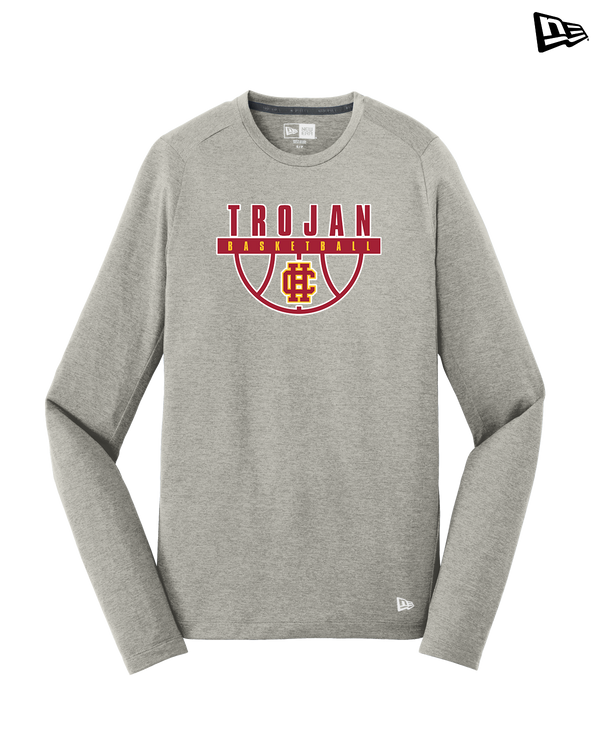 Hillcrest HS Basketball Trojan - New Era Long Sleeve Crew