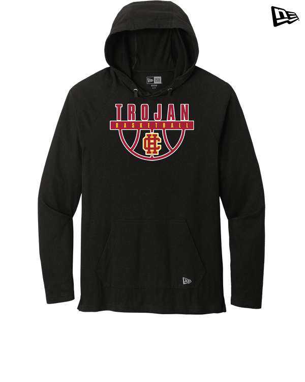 Hillcrest HS Basketball Trojan - New Era Tri Blend Hoodie
