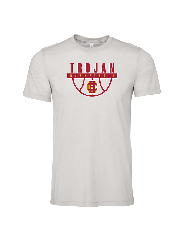 Hillcrest HS Basketball Trojan - Mens Tri Blend Shirt