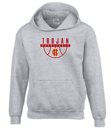 Hillcrest HS Basketball Trojan - Cotton Hoodie