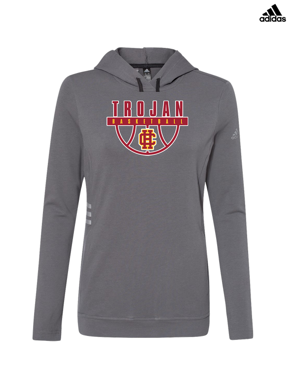 Hillcrest HS Basketball Trojan - Adidas Women's Lightweight Hooded Sweatshirt