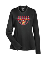 Hillcrest HS Basketball Trojan - Womens Performance Long Sleeve
