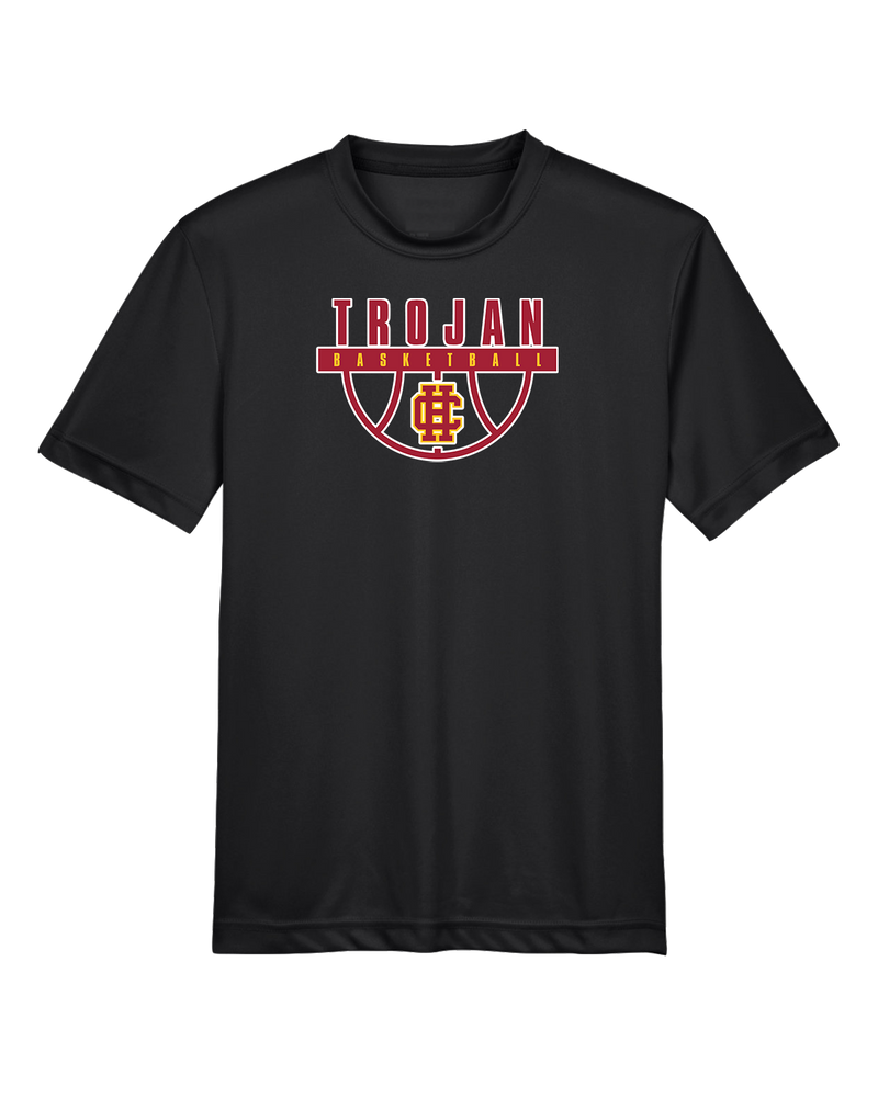 Hillcrest HS Basketball Trojan - Youth Performance T-Shirt