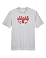 Hillcrest HS Basketball Trojan - Youth Performance T-Shirt