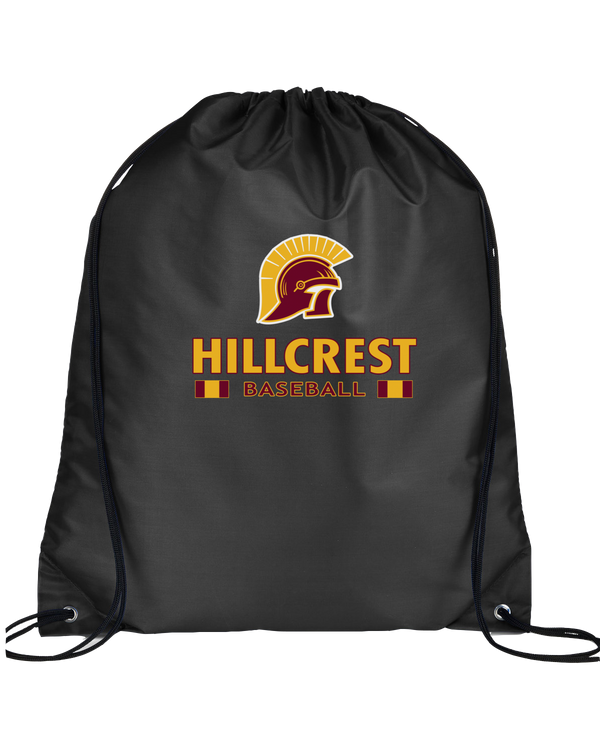 Hillcrest HS Baseball Stacked - Drawstring Bag