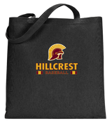 Hillcrest HS Baseball Stacked - Tote Bag